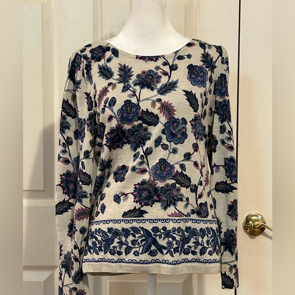 Talbots long sleeve light sweater, medium petite